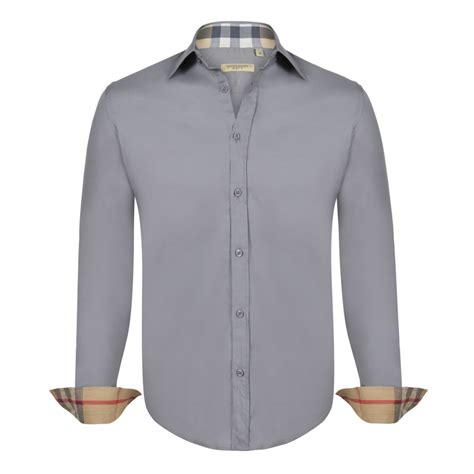 mens burberry slim fit shirt